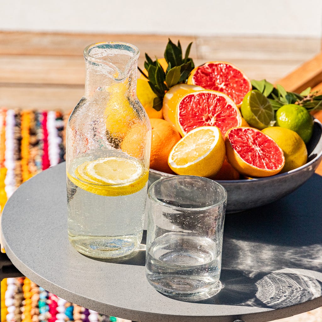 Copo Baixo Transparente BUBBLES - Gato Preto