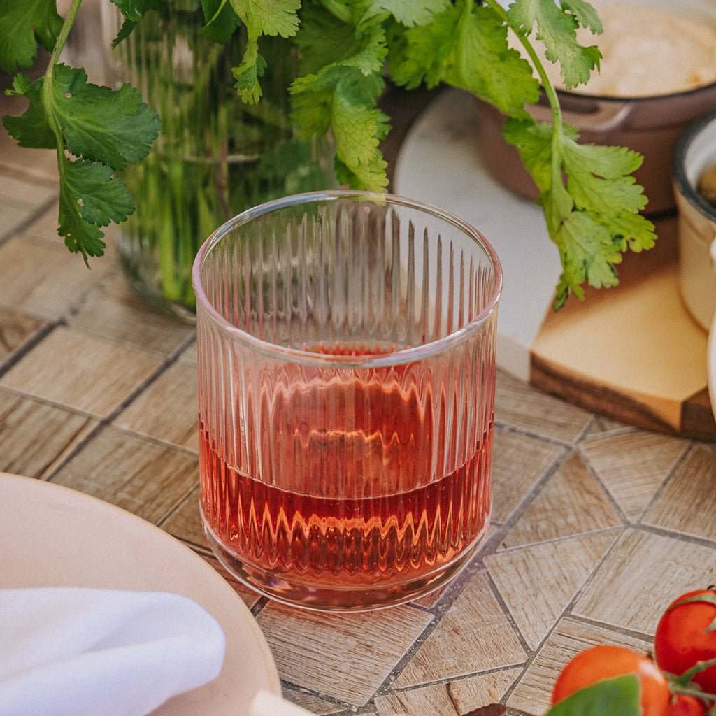 Copo Baixo Transparente OSLO - Gato Preto