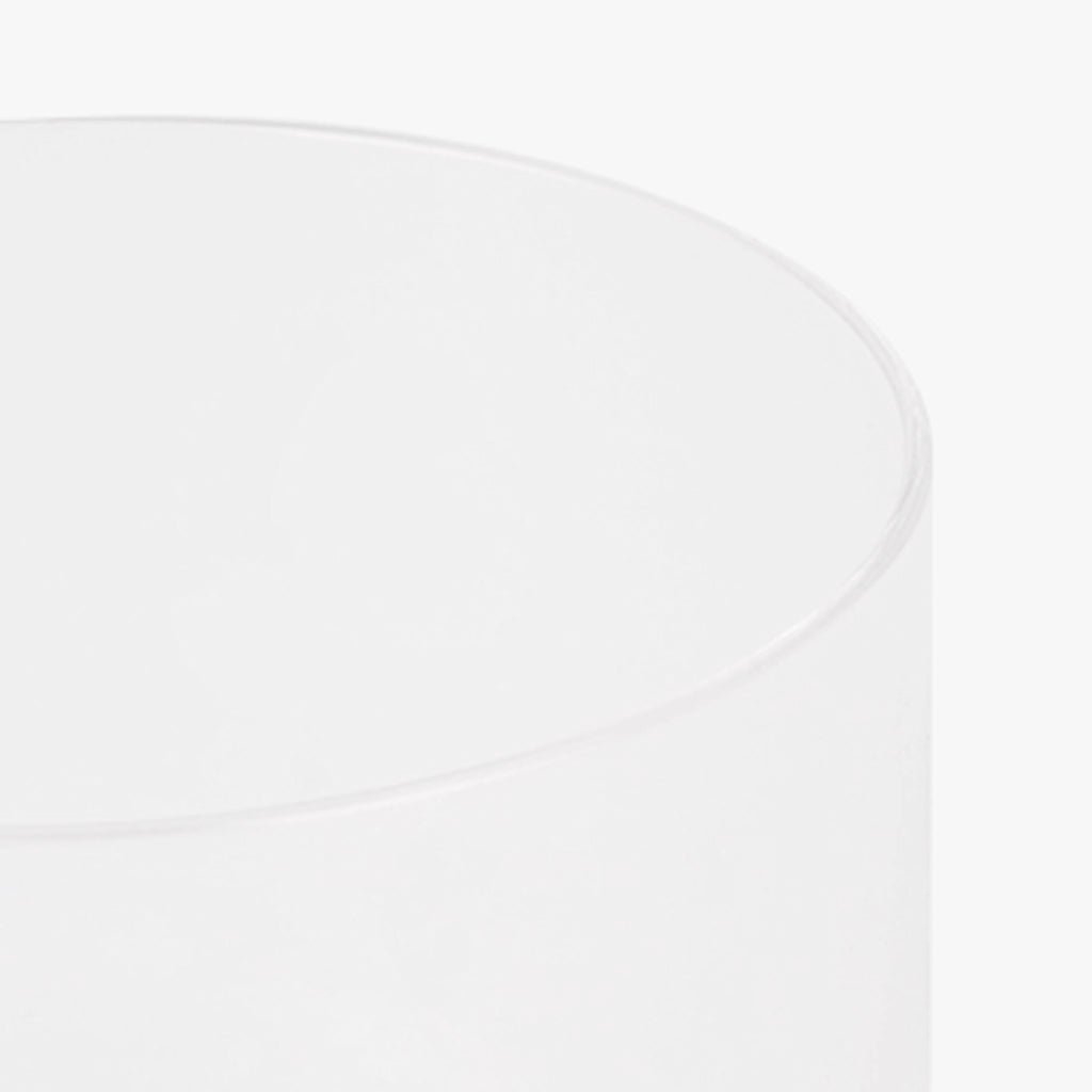 Copo Baixo Transparente RETRO - Gato Preto