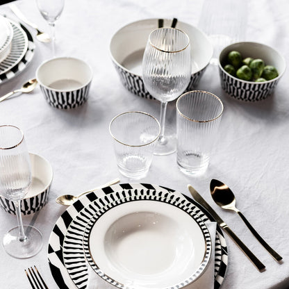 Copo com Pé Alto VINTAGE - Gato Preto