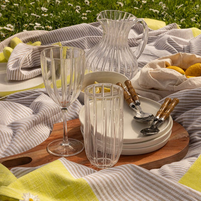 Copo de Acrílico Alto Transparente 460 ml VITORIA - Gato Preto