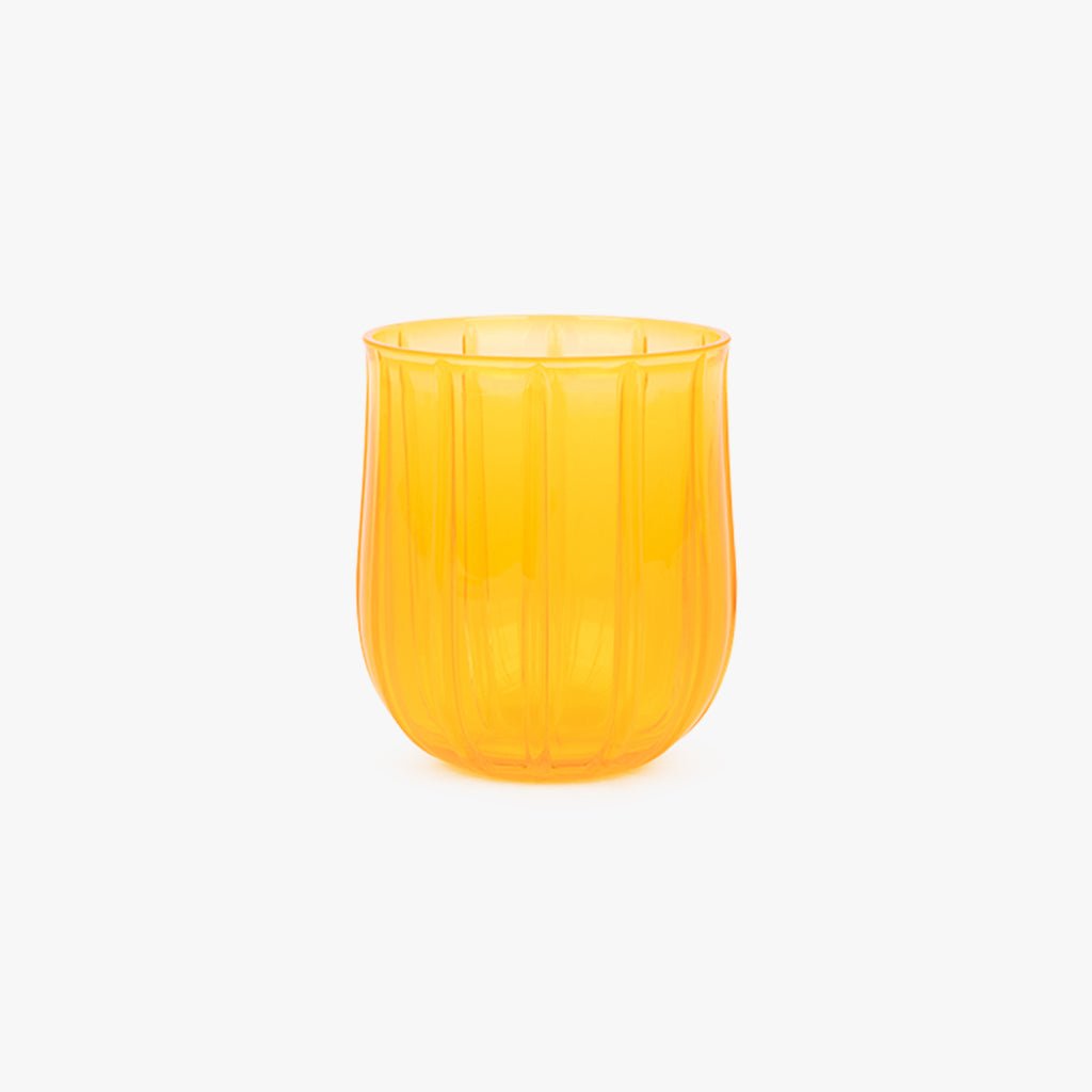 Copo de Acrílico Baixo Amarelo 390 ml VITORIA - Gato Preto