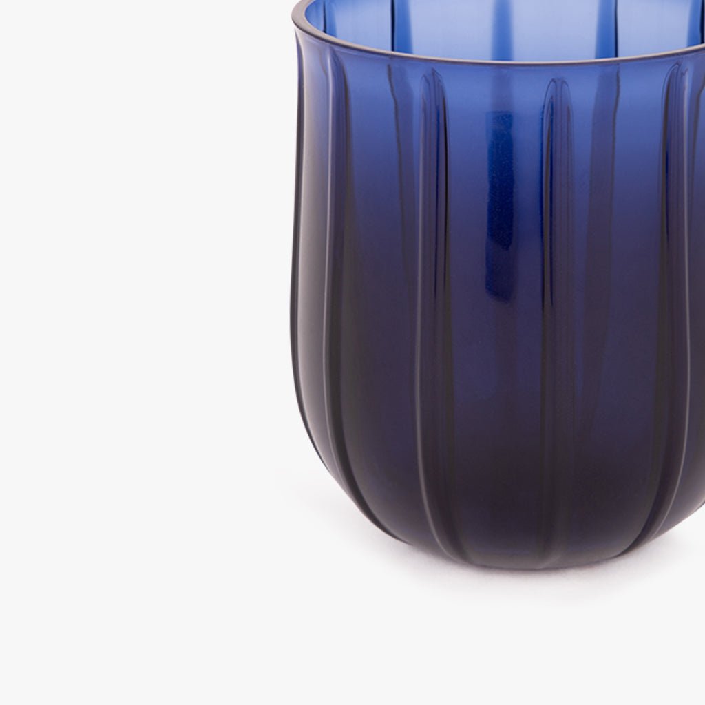 Copo de Acrílico Baixo Azul 390 ml VITORIA - Gato Preto