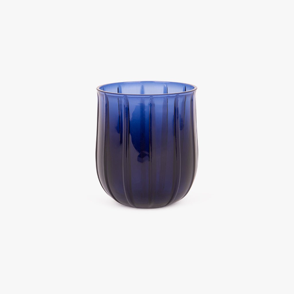 Copo de Acrílico Baixo Azul 390 ml VITORIA - Gato Preto