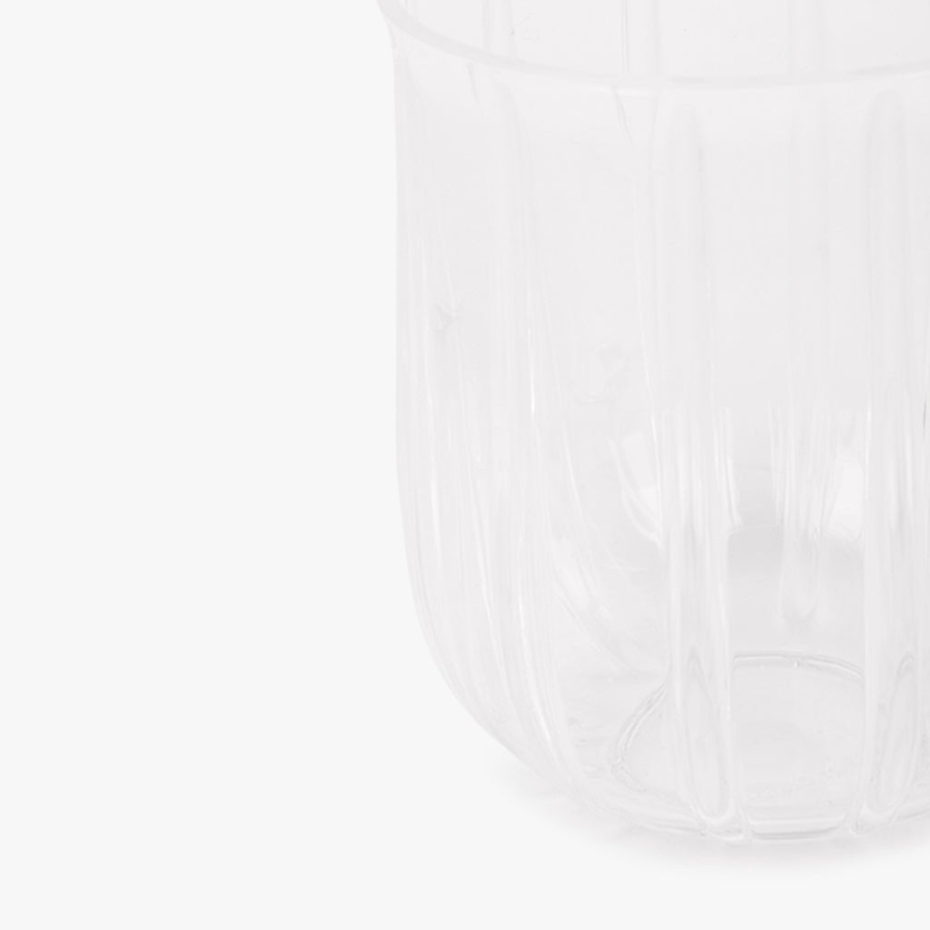 Copo de Acrílico Baixo Transparente 390 ml VITORIA - Gato Preto