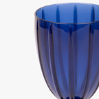 Copo de Acrílico com Pé Azul 410 ml VITORIA - Gato Preto