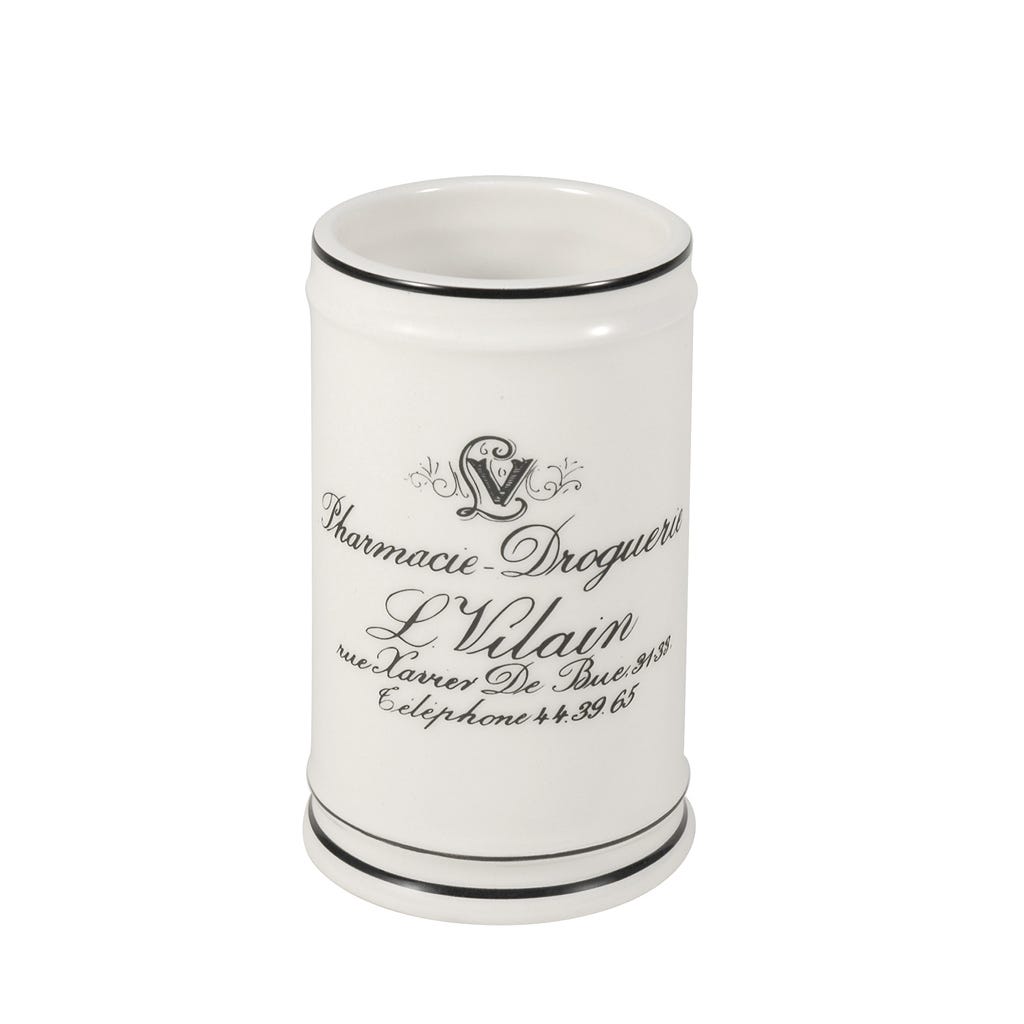 Copo de Banho em Cerâmica SAINT VILAN - Gato Preto