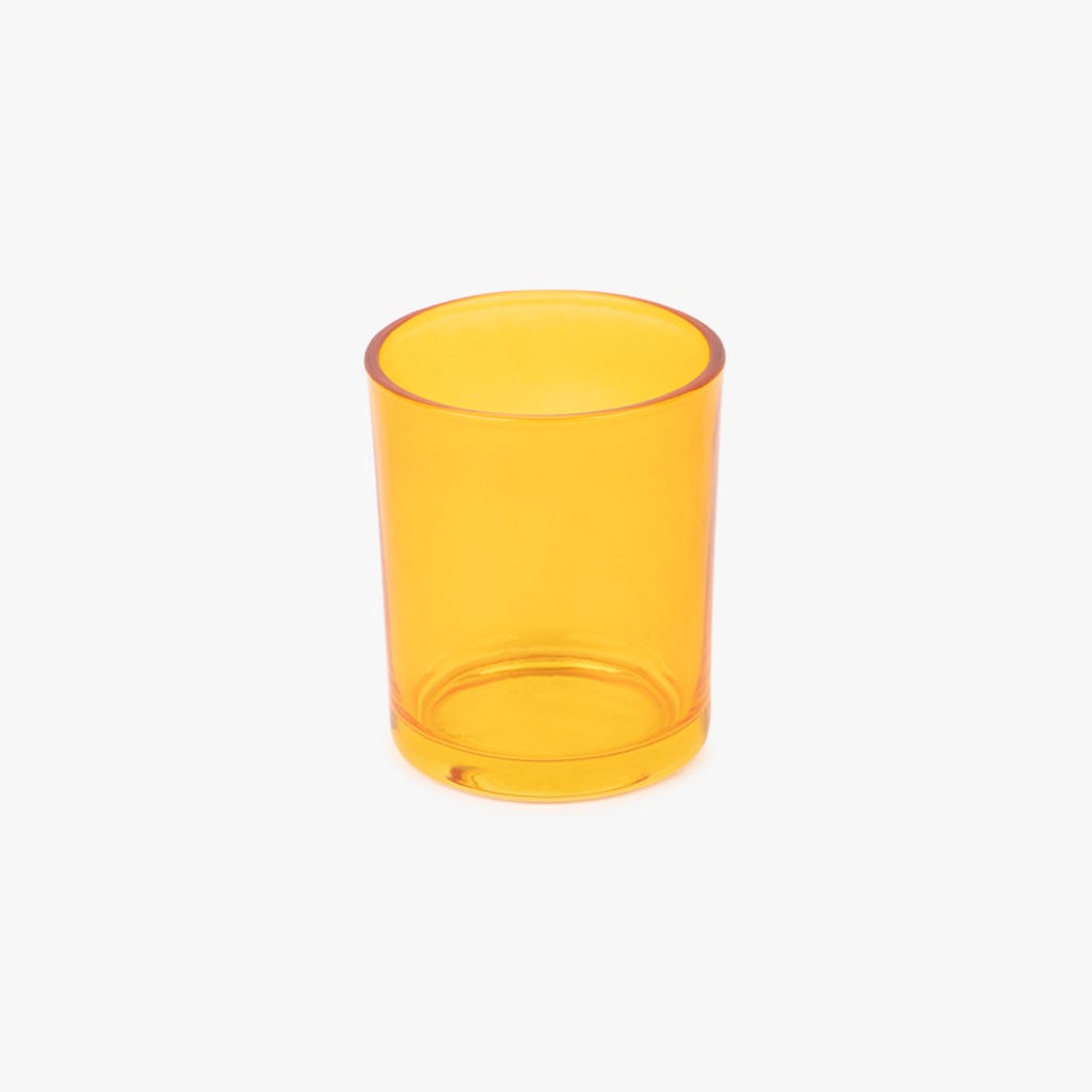 Copo de Banho em Vidro Amarelo LUMA