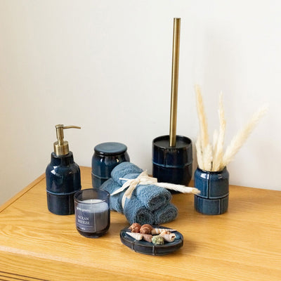 Copo de Cerâmica Azul IOS - Gato Preto