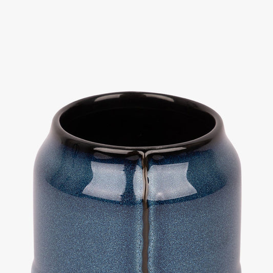 Copo de Cerâmica Azul IOS - Gato Preto