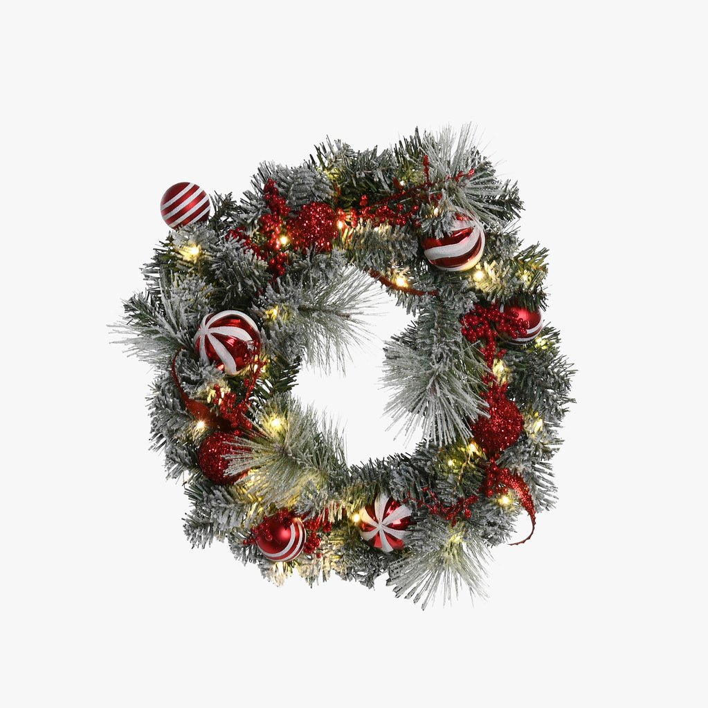 Coroa Funny LED 60cm NOSTALGIC - Gato Preto