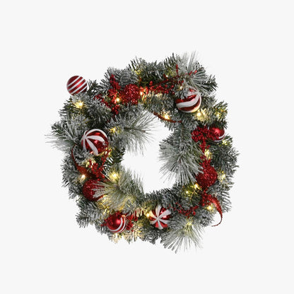 Coroa Funny LED 60cm NOSTALGIC - Gato Preto