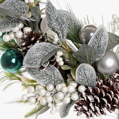 Coroa Natal Azul CELESTIAL - Gato Preto