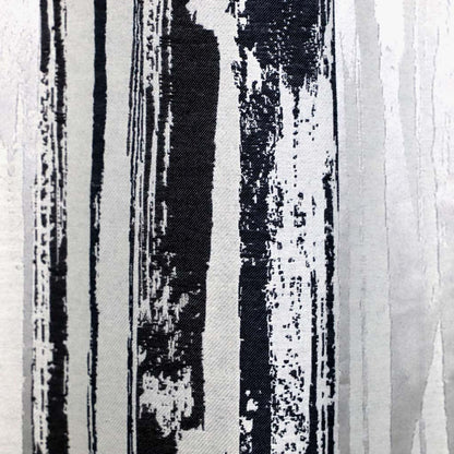 Cortinado Abstrato Preto e Cinza LAKI - Gato Preto