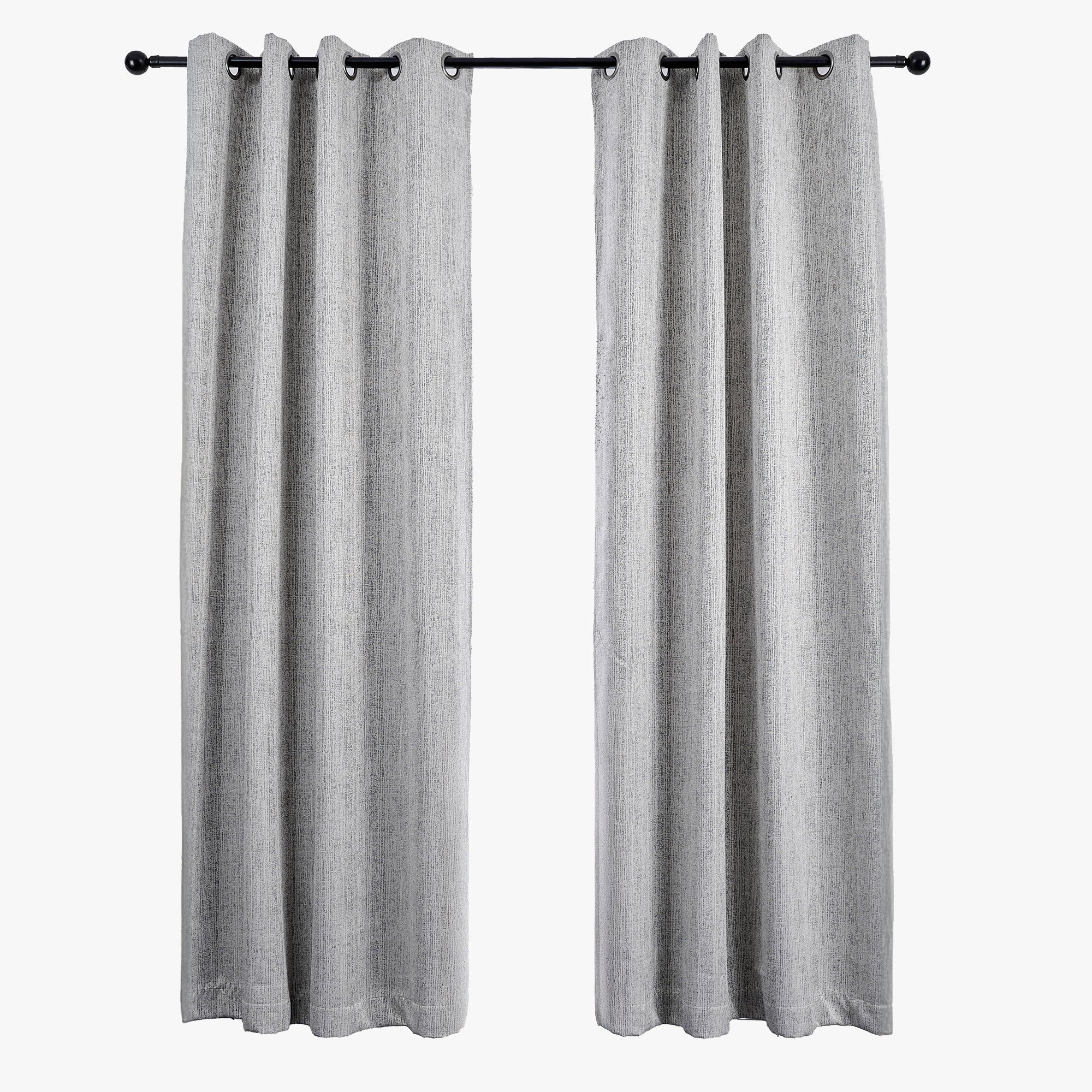 Cortinado Blackout Cinzento Mesclado TALIN - Gato Preto