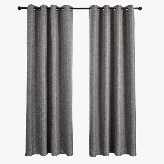 Cortinado Blackout Cinzento TALIN - Gato Preto