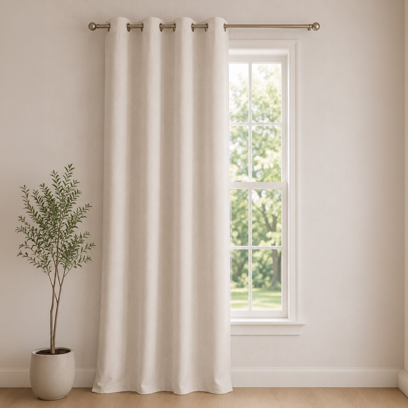 Cortinado branco 140x270cm HERITAGE - Gato Preto