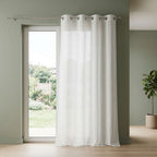 Cortinado Semi Opaco Branco 4EVERYDAY - Gato Preto