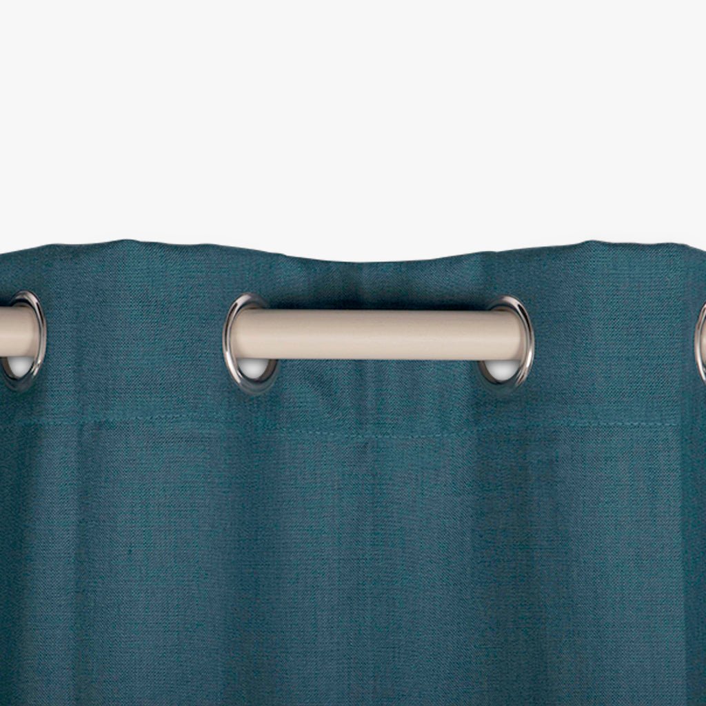 Cortinado Semi Opaco Turquesa Escuro 4EVERYDAY - Gato Preto