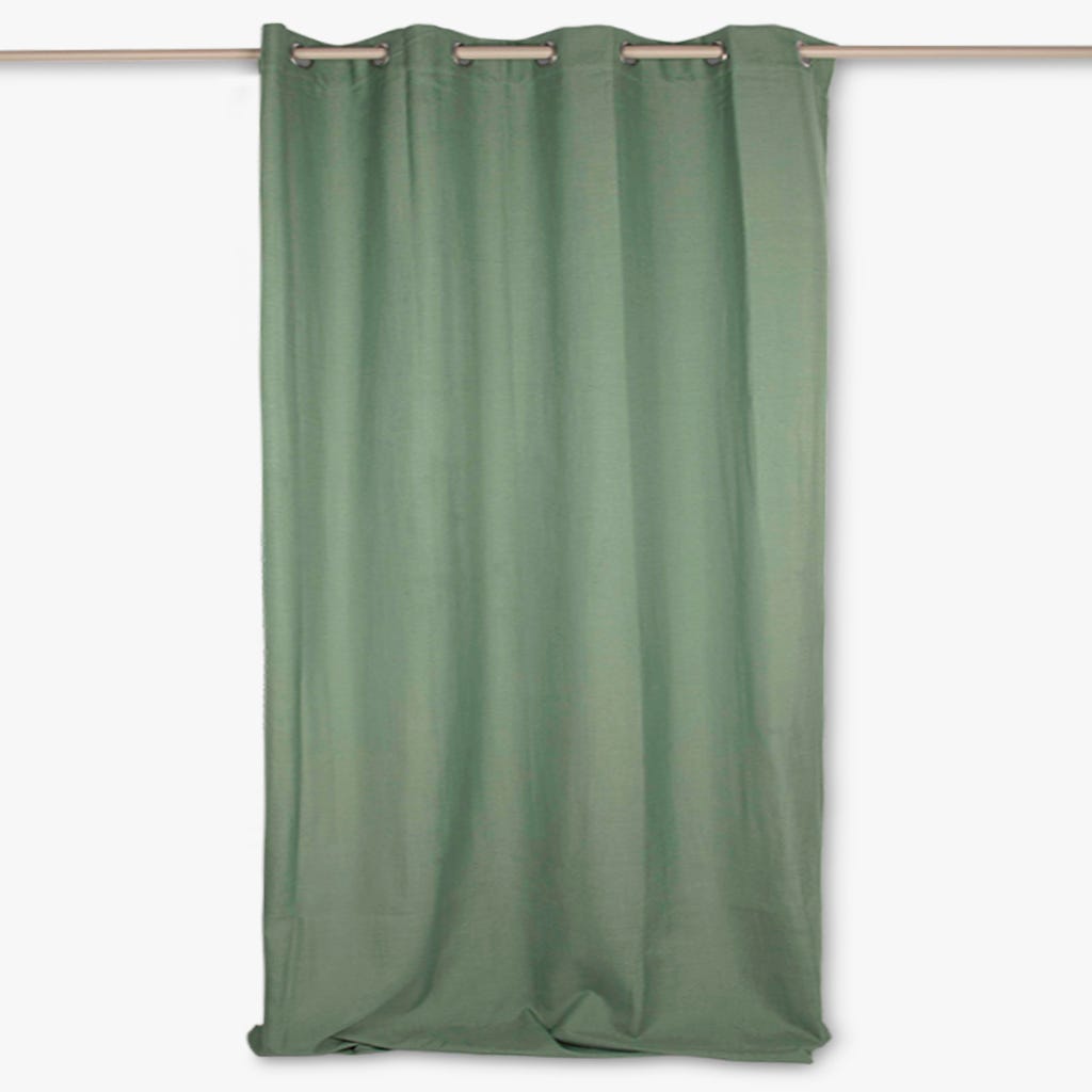 Cortinado Semi Opaco Verde Claro 4EVERYDAY - Gato Preto