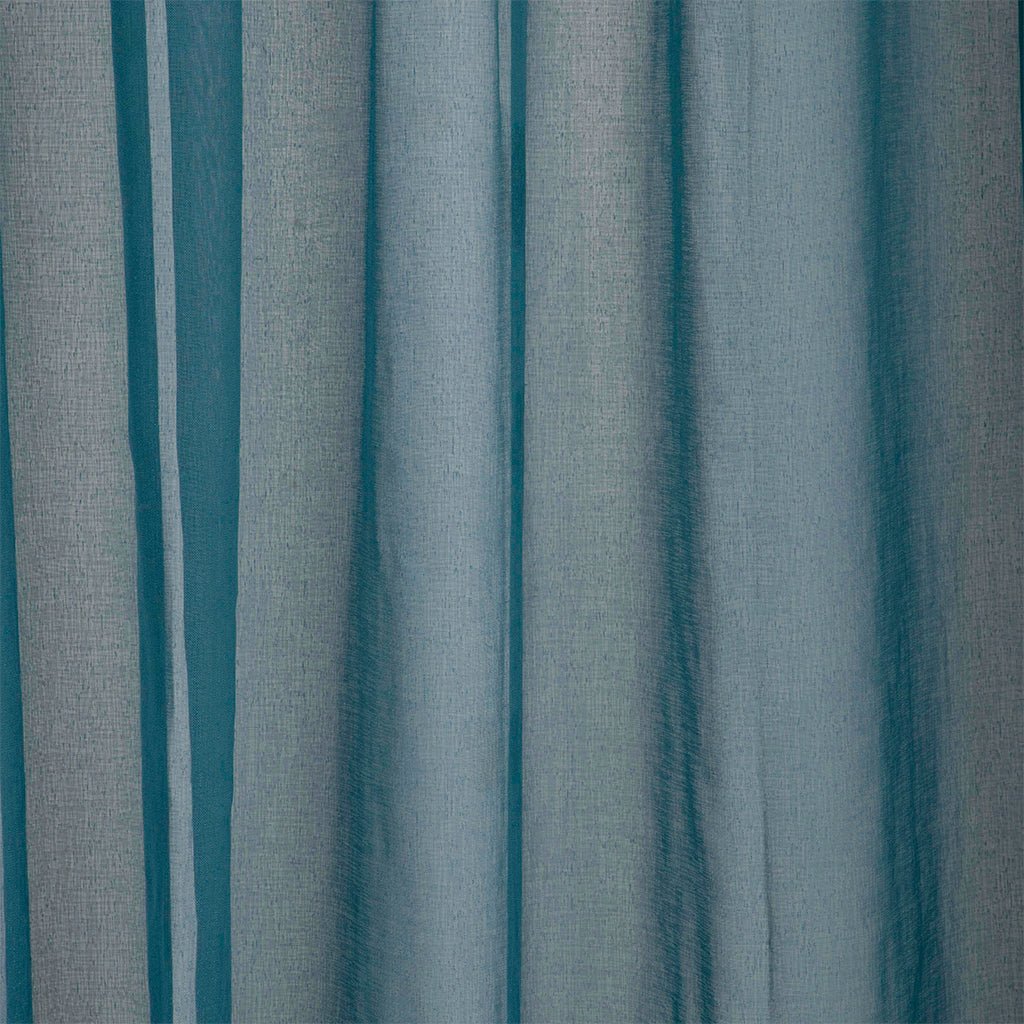 Cortinado Transparente Turquesa Escuro 4EVERYDAY - Gato Preto