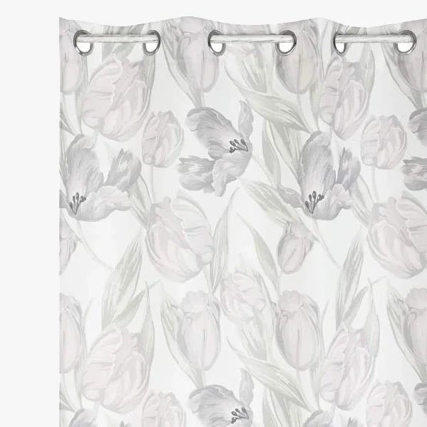 Cortinado Tulipas 140x260 FLOREA - Gato Preto