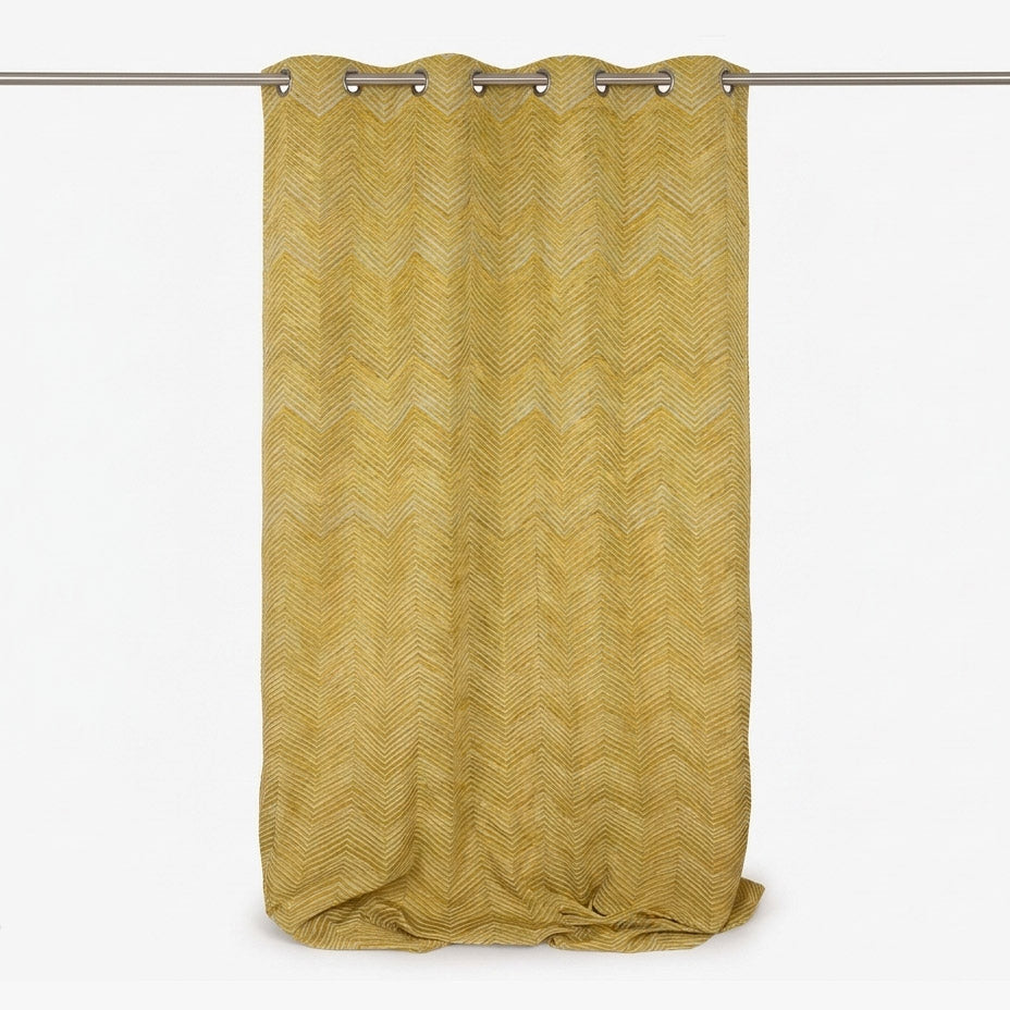 CortinadoZigZagMostarda140x270 HERITAGE - Gato Preto