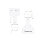 Decantador Reversível WINE - Gato Preto