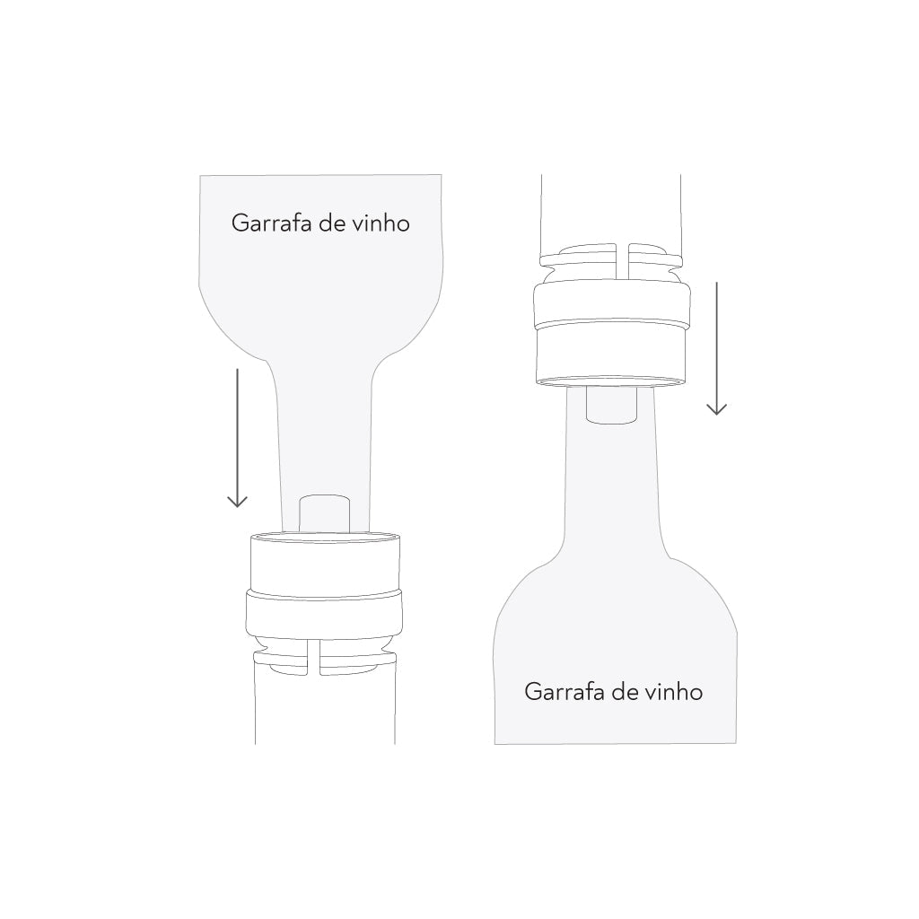 Decantador Reversível WINE - Gato Preto