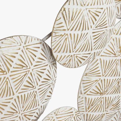 Decoração de Parece Círculos Metal BRILHO - Gato Preto