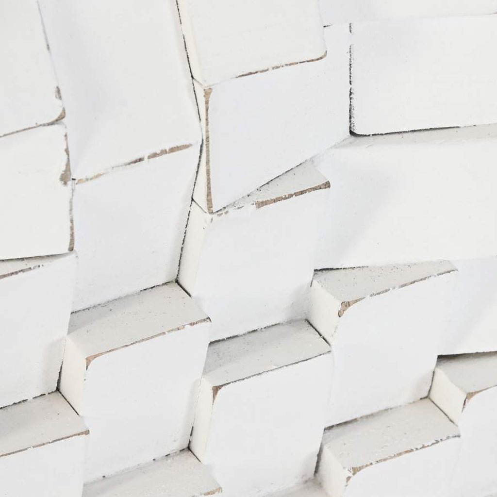 Decoração de Parece Redonda Branca RELEVO - Gato Preto