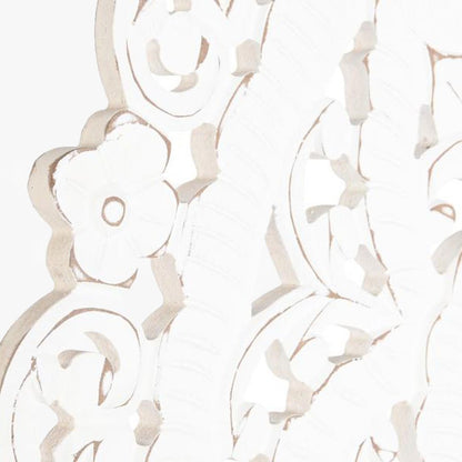 Decoração de Parece Redonda Branco Decapé MANDALA - Gato Preto