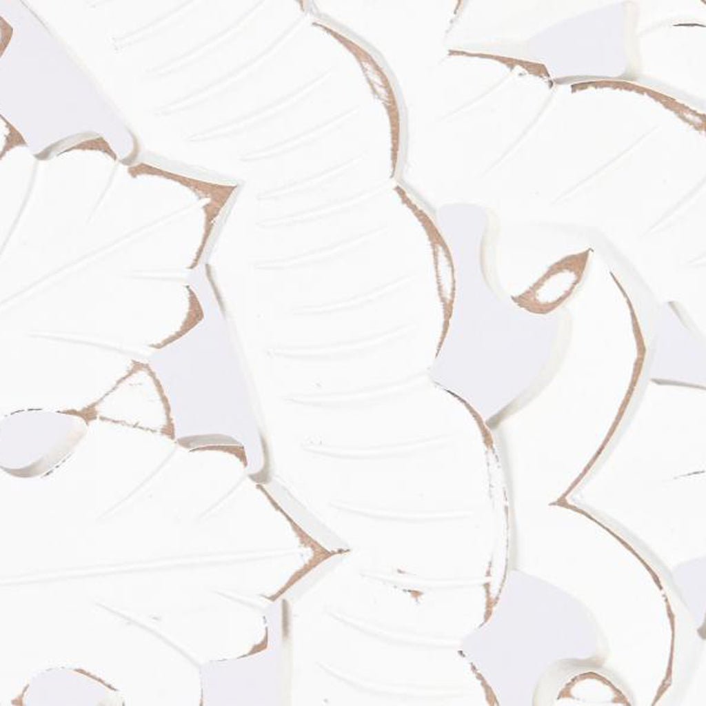 Decoração de Parece Redonda Branco Decapé MANDALA - Gato Preto