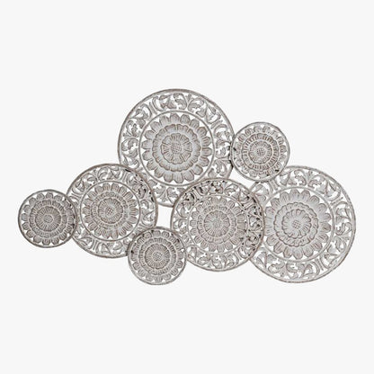 Decoração de Parede Branco Decapé MANDALA - Gato Preto