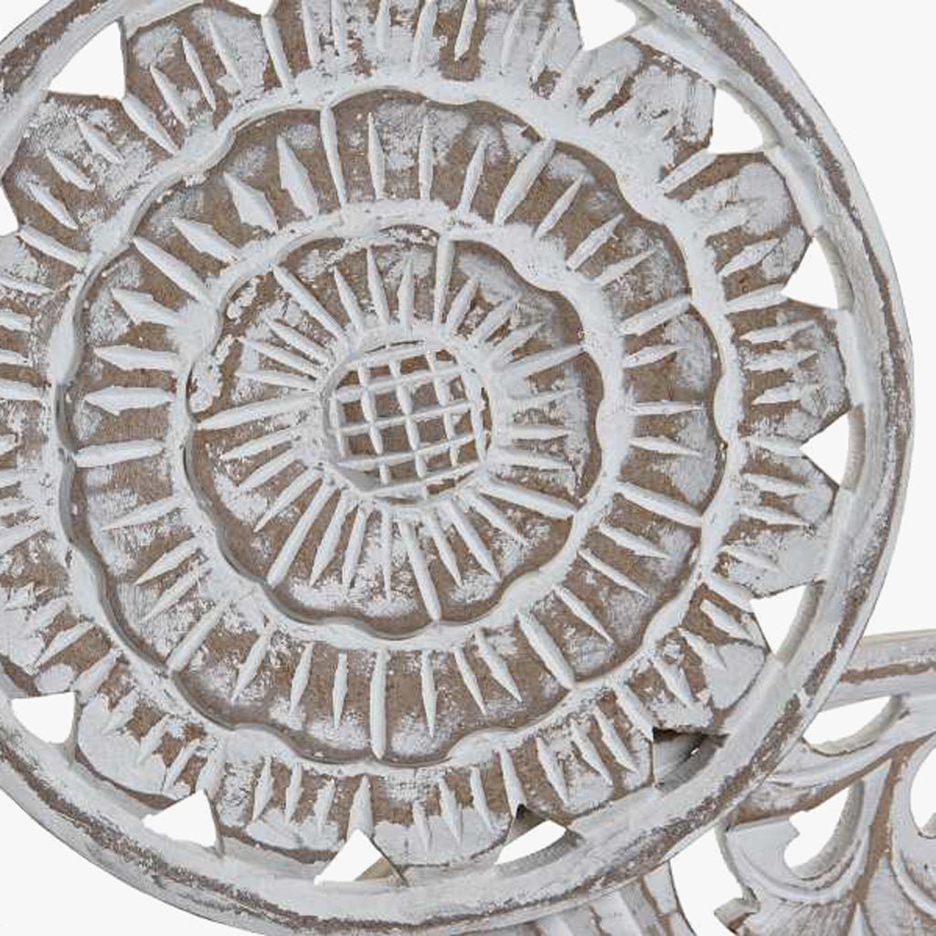 Decoração de Parede Branco Decapé MANDALA - Gato Preto