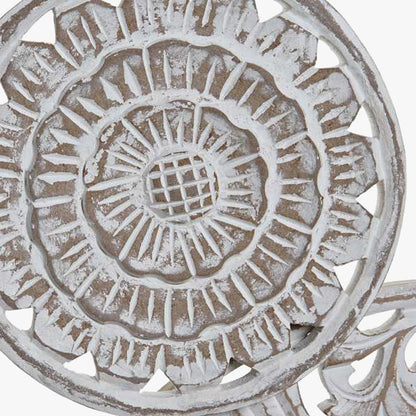 Decoração de Parede Branco Decapé MANDALA - Gato Preto