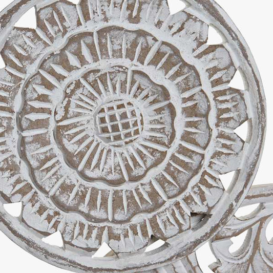 Decoração de Parede Branco Decapé MANDALA - Gato Preto