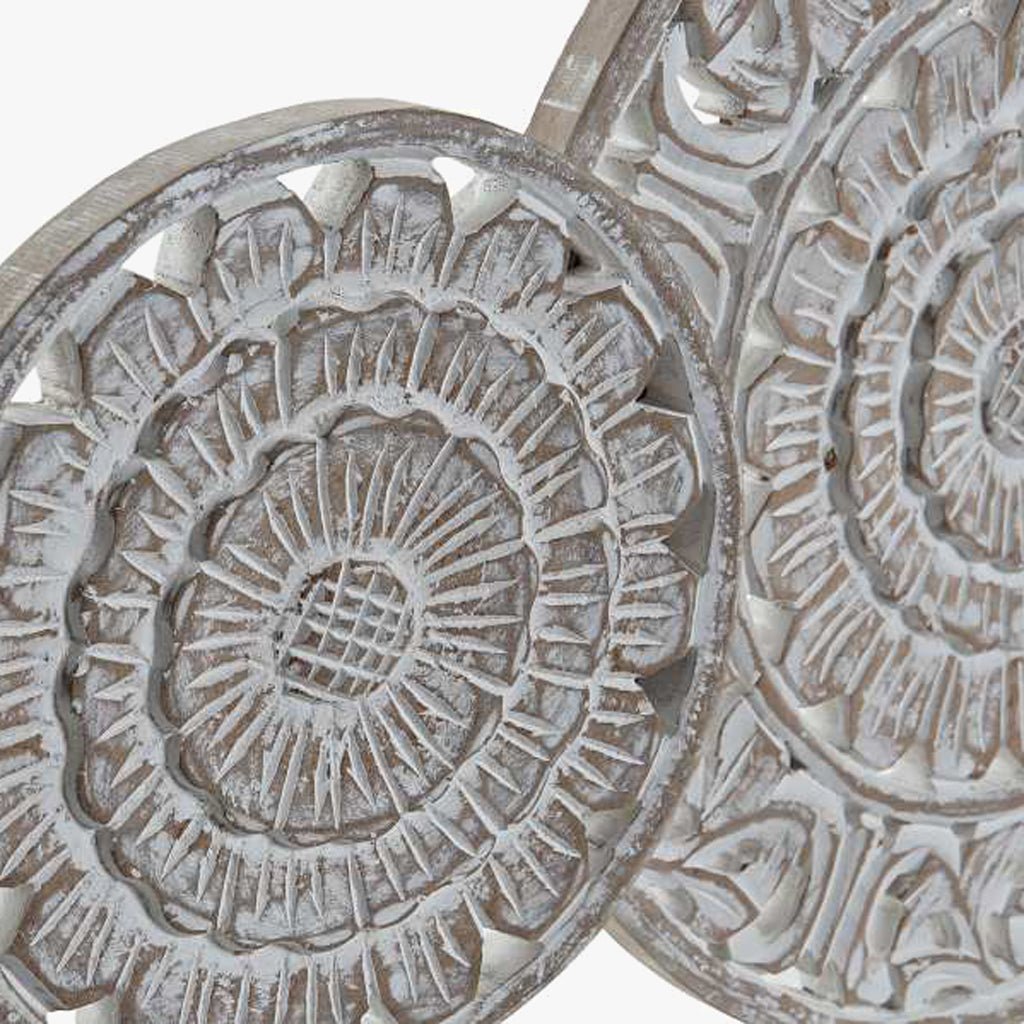 Decoração de Parede Branco Decapé MANDALA - Gato Preto