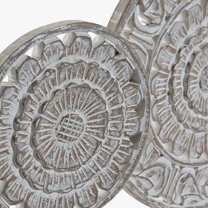 Decoração de Parede Branco Decapé MANDALA - Gato Preto