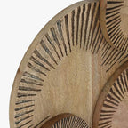 Decoração de Parede Círculos Castanho ATLAS - Gato Preto