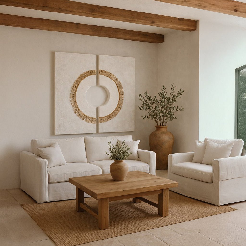 Decoração de Parede Dupla Branca TRAÇO - Gato Preto