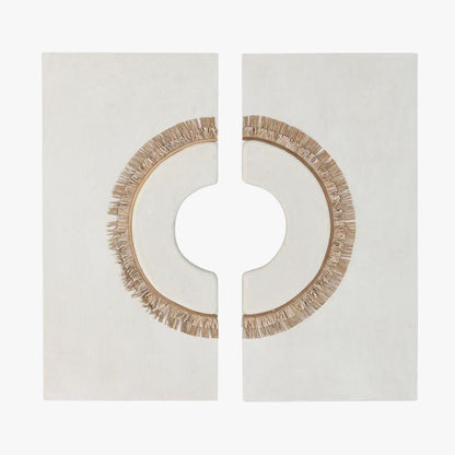 Decoração de Parede Dupla Branca TRAÇO - Gato Preto