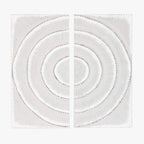 Decoração de Parede Dupla Branco Decapé MANDALA - Gato Preto