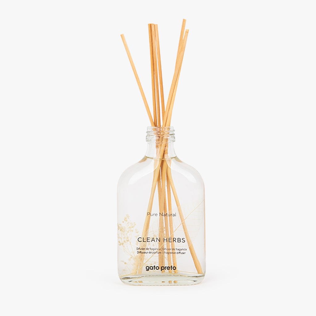 Difusor de Fragrância Clean Herbs 180ml PURE NATURAL