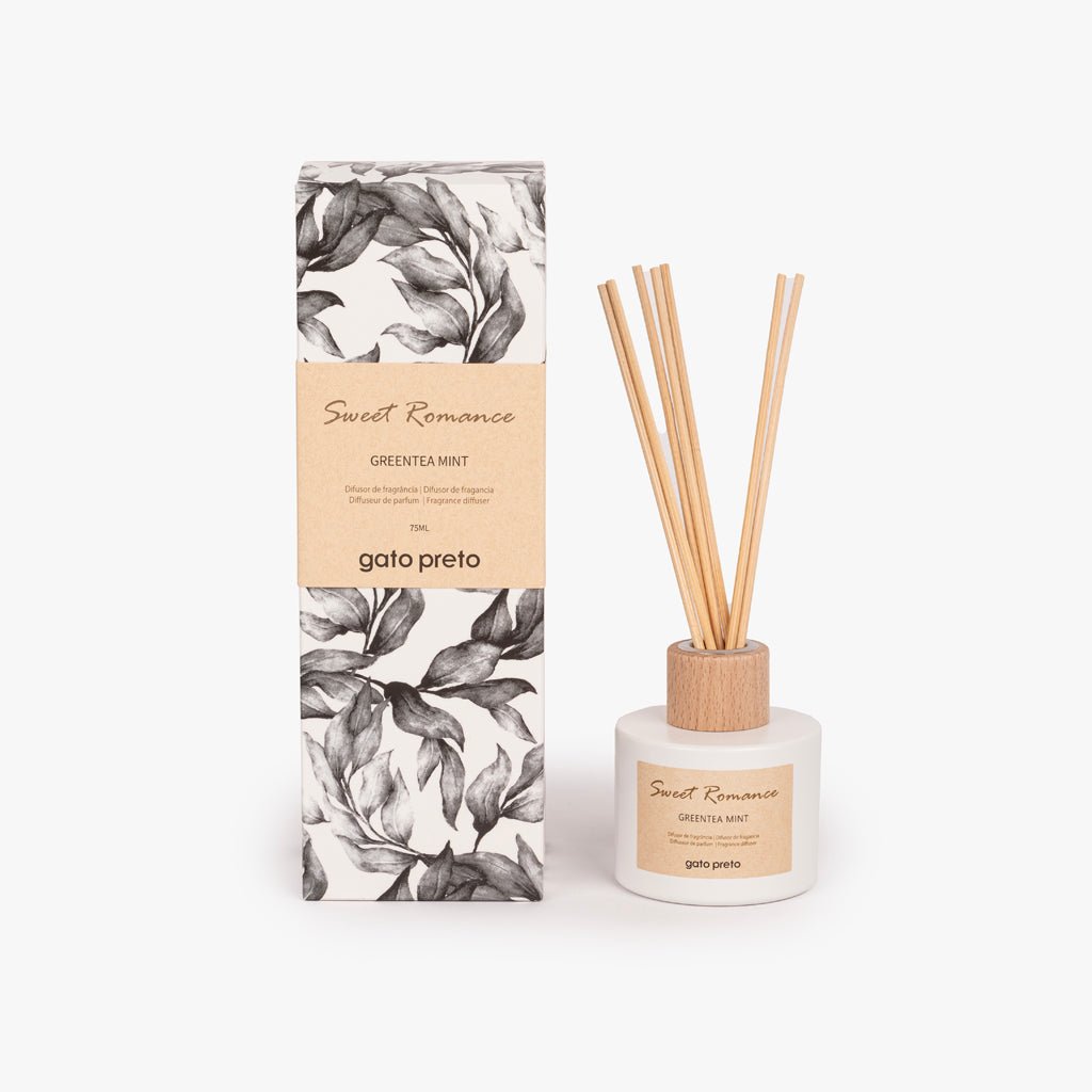 Difusor de Fragrância Greentea Mint SWEET ROMANCE - Gato Preto