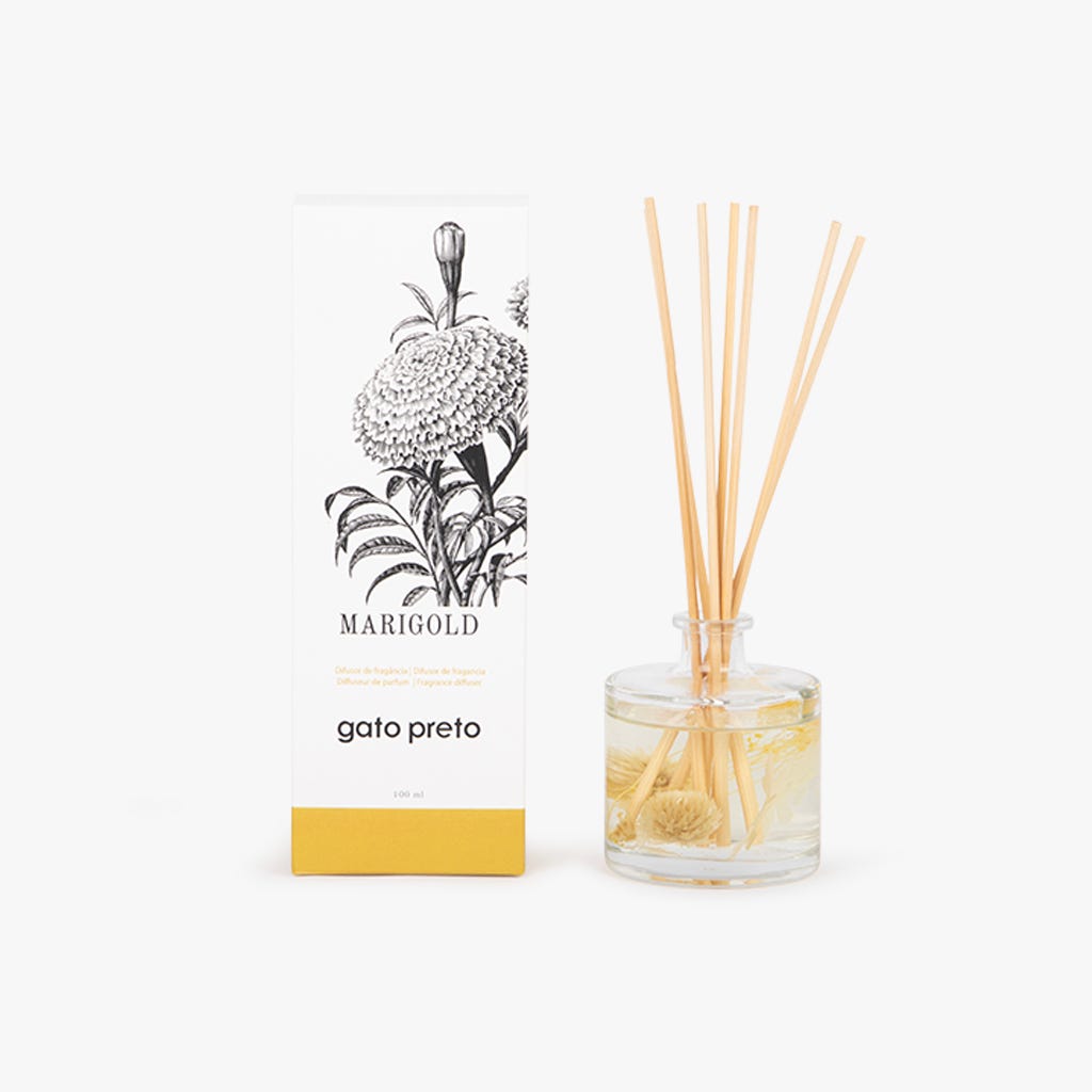 Difusor de Fragrância Marigold 100ml COLORS ESSENCE - Gato Preto