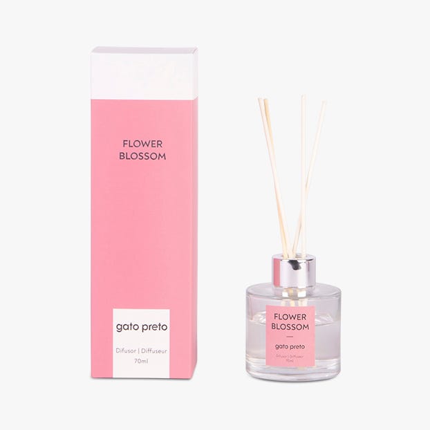Difusor de Fragrância Rose Evelyn 70ml PRIME ESSENCE - Gato Preto