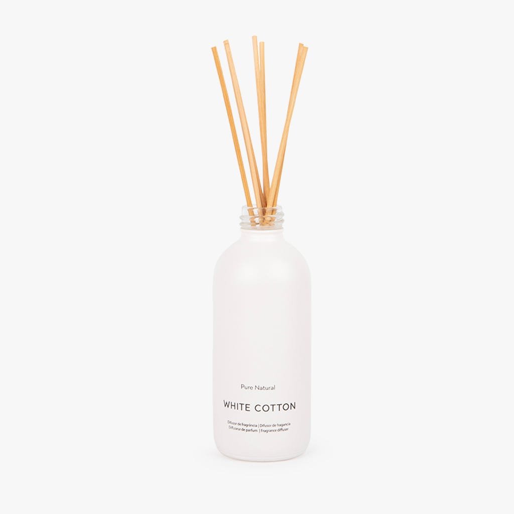 Difusor de Fragrância White Cotton 240ml PURE NATURAL - Gato Preto