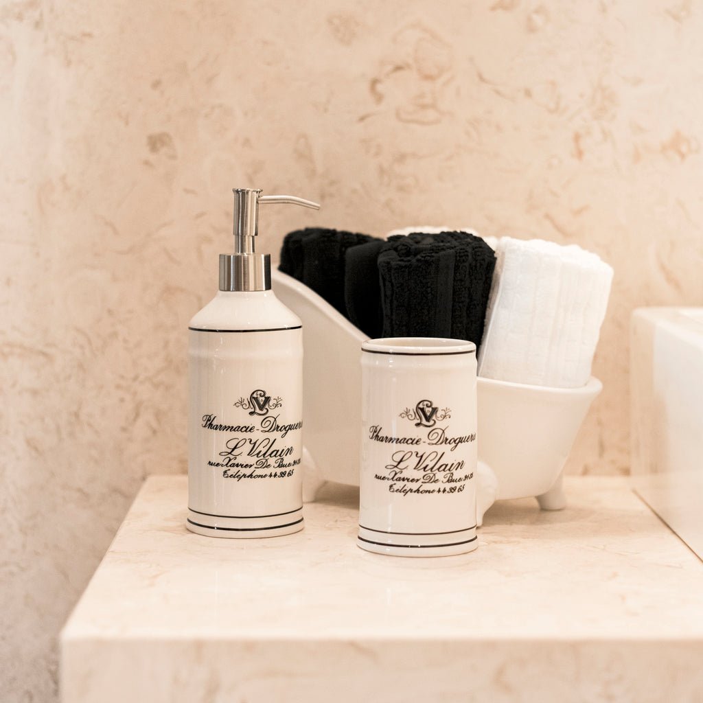 Doseador de Banho em Cerâmica SAINT VILAN - Gato Preto