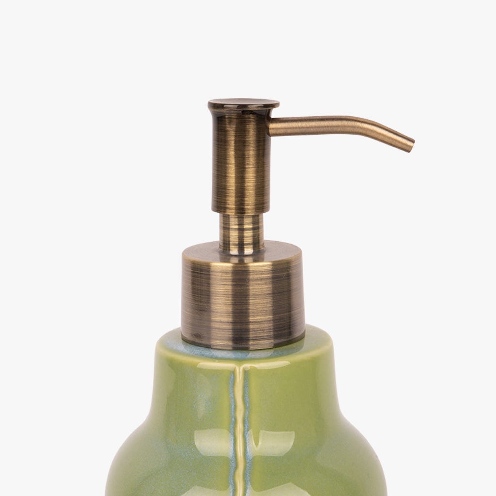 Doseador de Cerâmica Verde IOS - Gato Preto